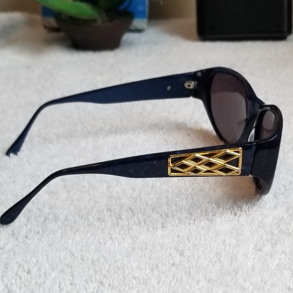 Blue 80's Karen Walker Sunglasses - Picture 4 of 8